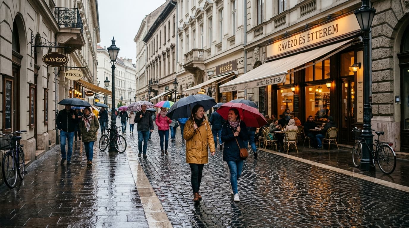 Esős, felhős nap vár ránk Székesfehérváron, de a kellemes meleg kitart